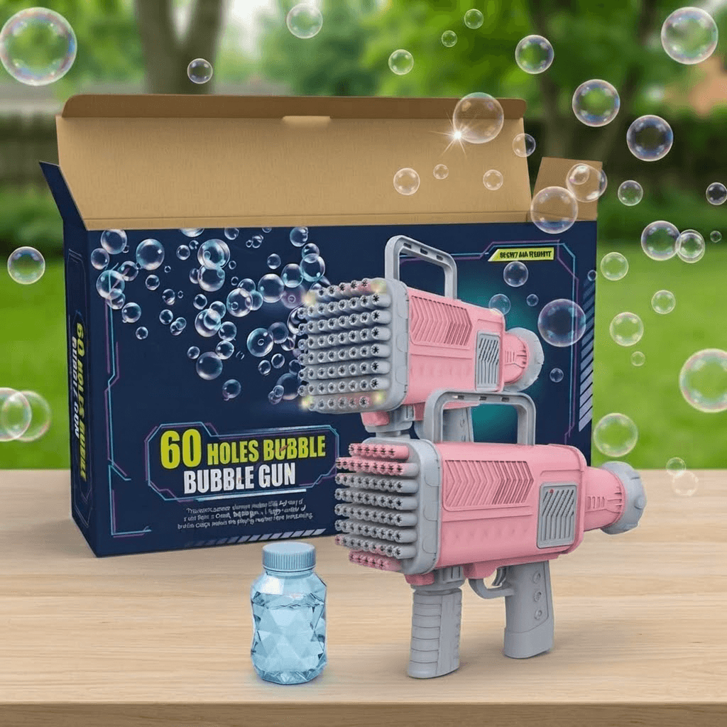 Puzyr 60 Holes Bubble Bubble Gun No.112