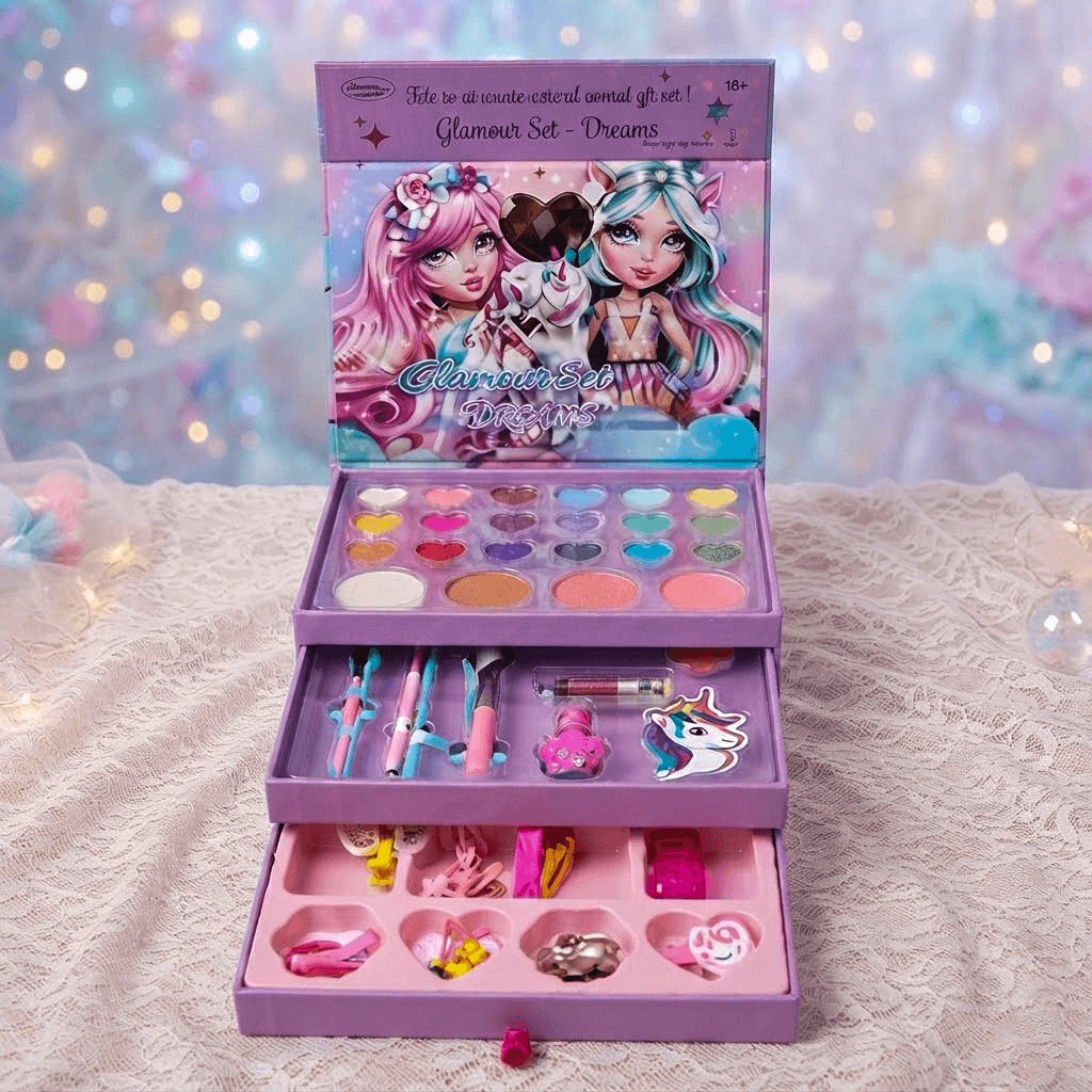 Gyzlar üçin Make up set Tekerli 1688-8802