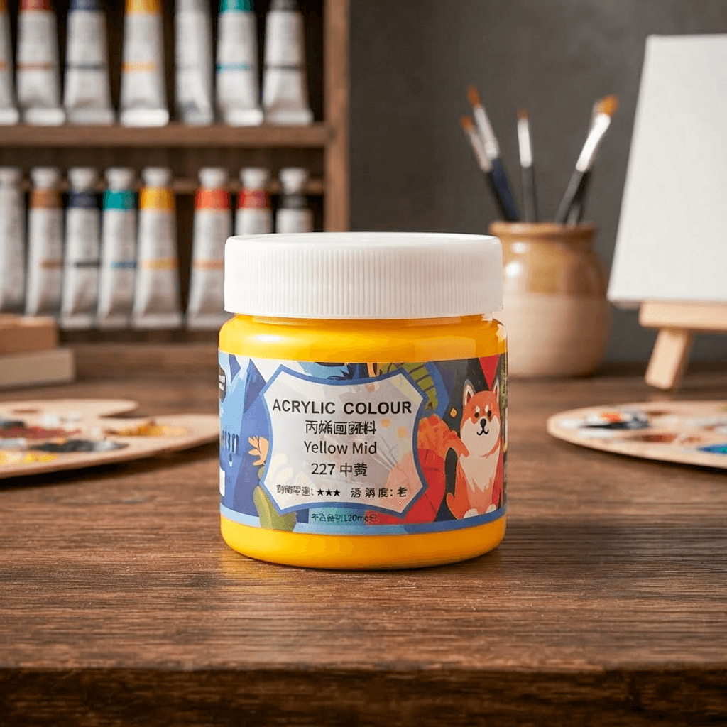 Kraska acrylic 100ml Maries yellow mid