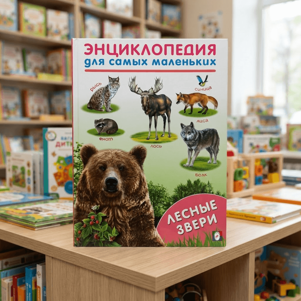 Энциклопедия для самых маленьких Лесные звери