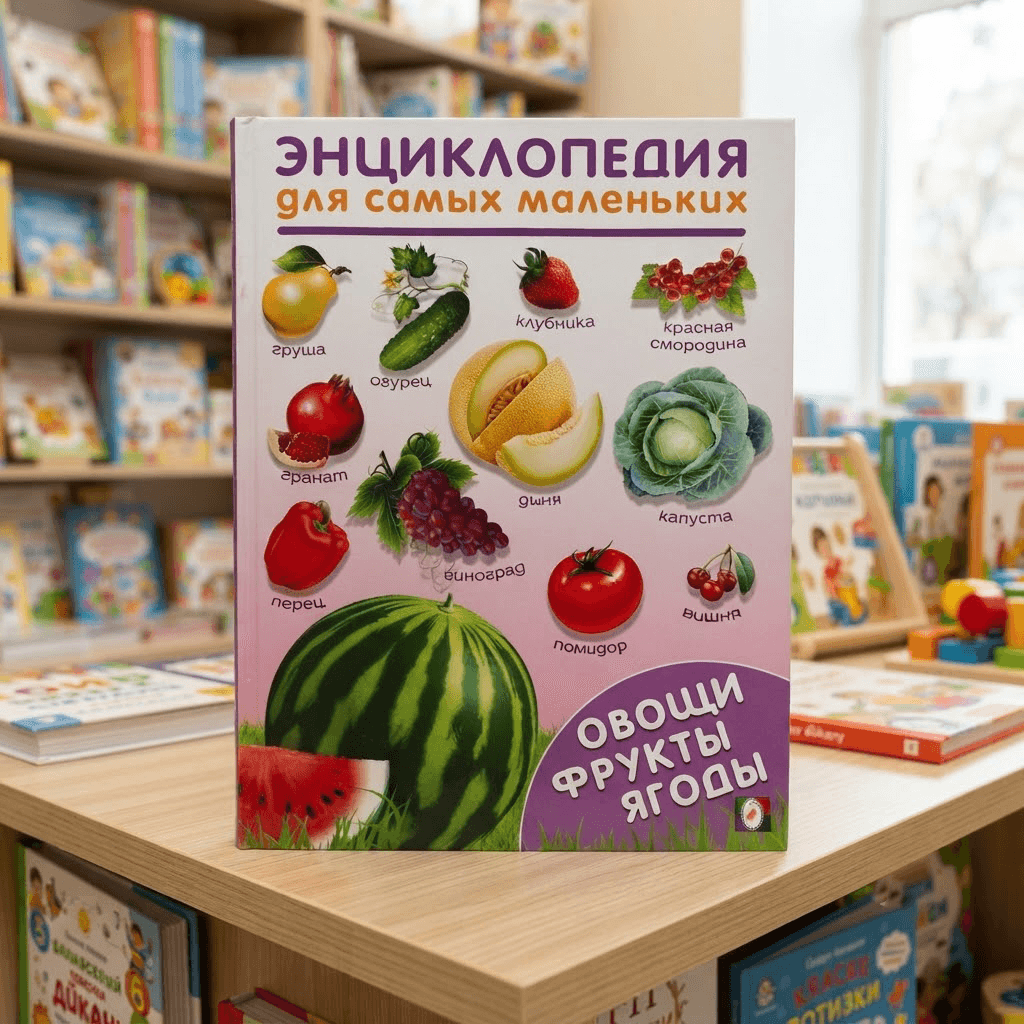 Энциклопедия для самых маленьких Овощи фрукты ягоды