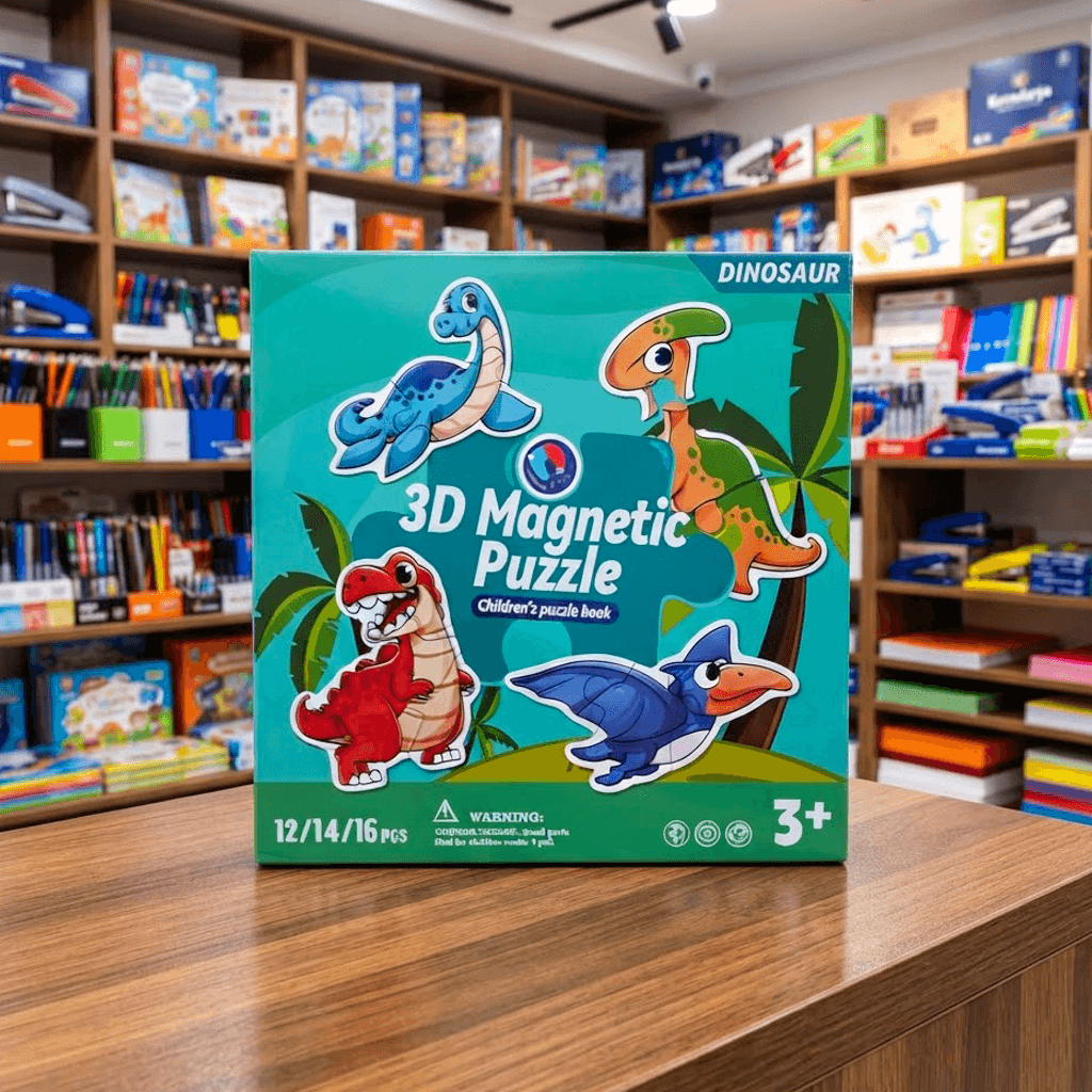 3D Magnetic Puzzle 3+