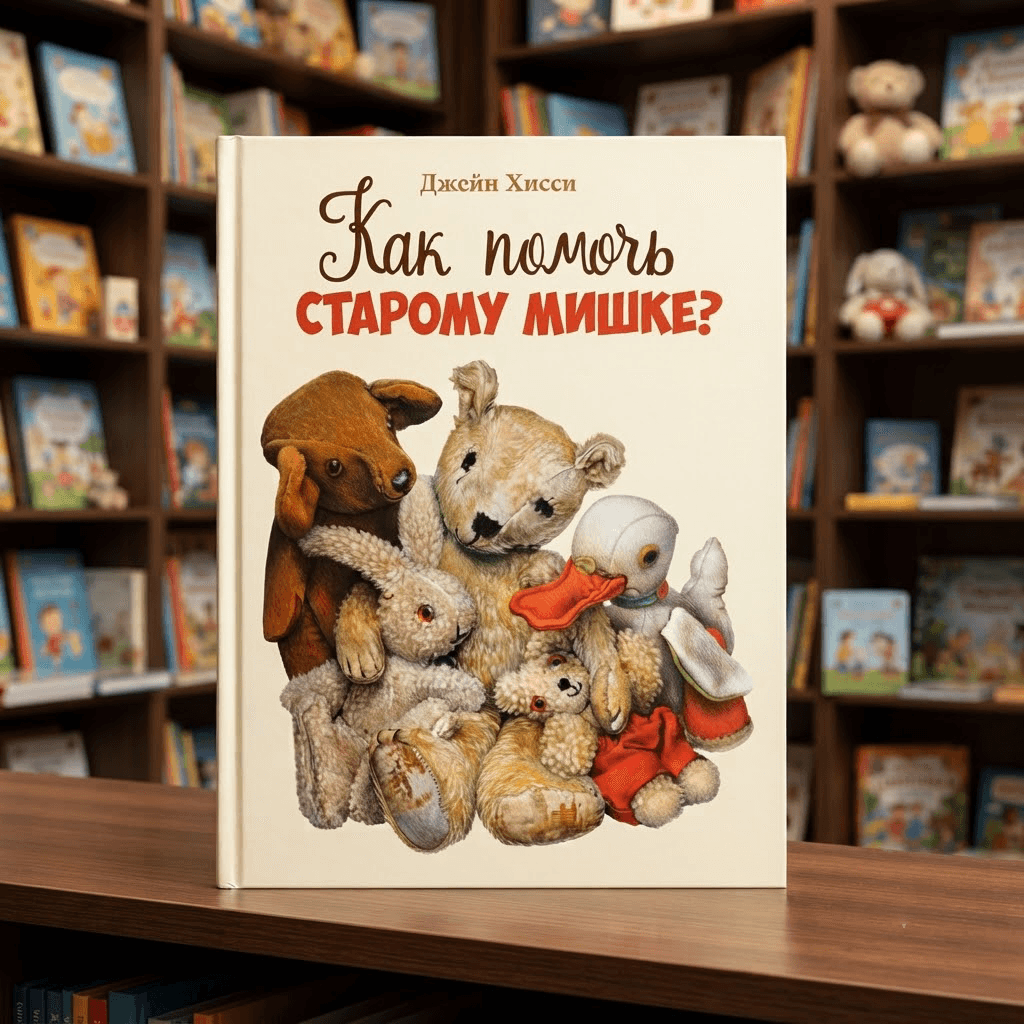 Книга "Как помочь старому мишке" Джейн Хисси