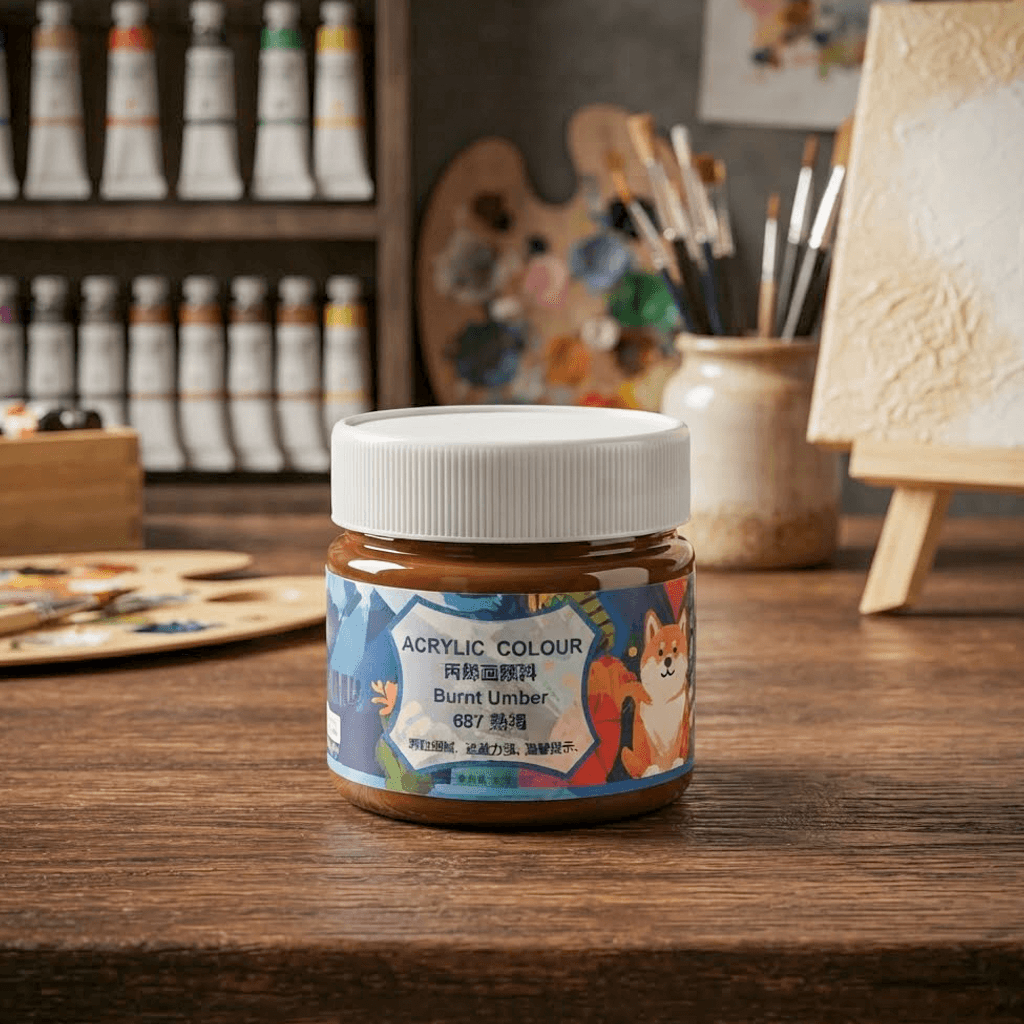 Kraska acrylic 100ml Maries Burnt Umber brown