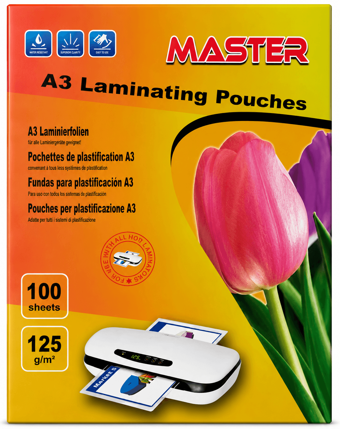 Пленка для ламинирования Master+Plus A3 125 мкм