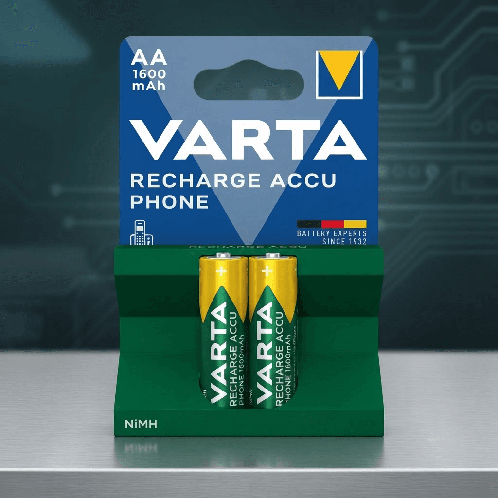 Аккумуляторная батарейка VARTA Recharge Accu Phone AA 1600mAh (тип T399 / 56746)