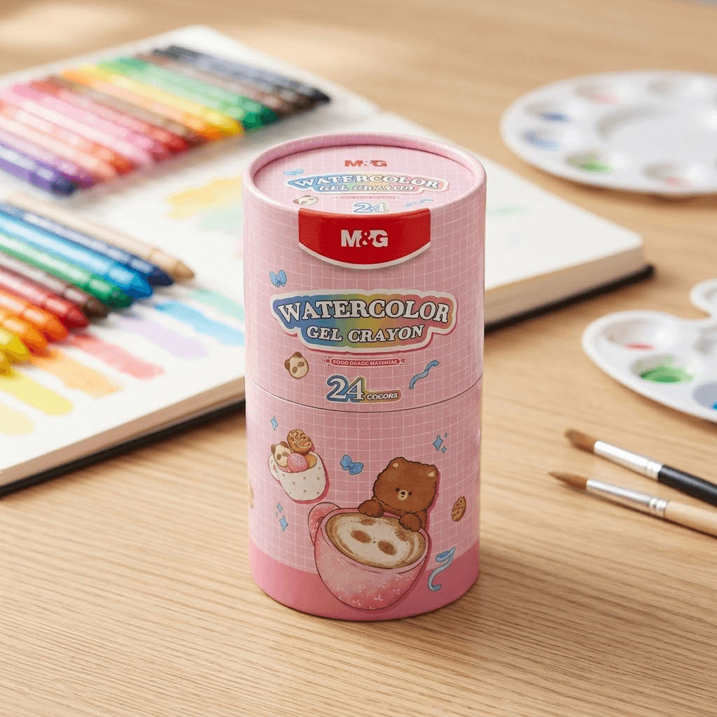 Crayon gel 24 reňk "Bear" (12/48)