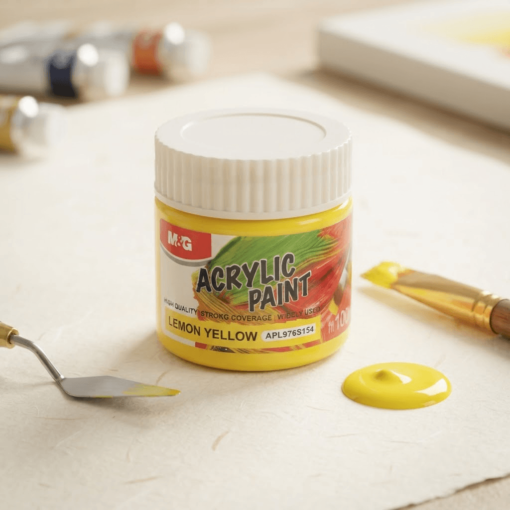 Kraska acrylic 100ml M&G lemon yellow