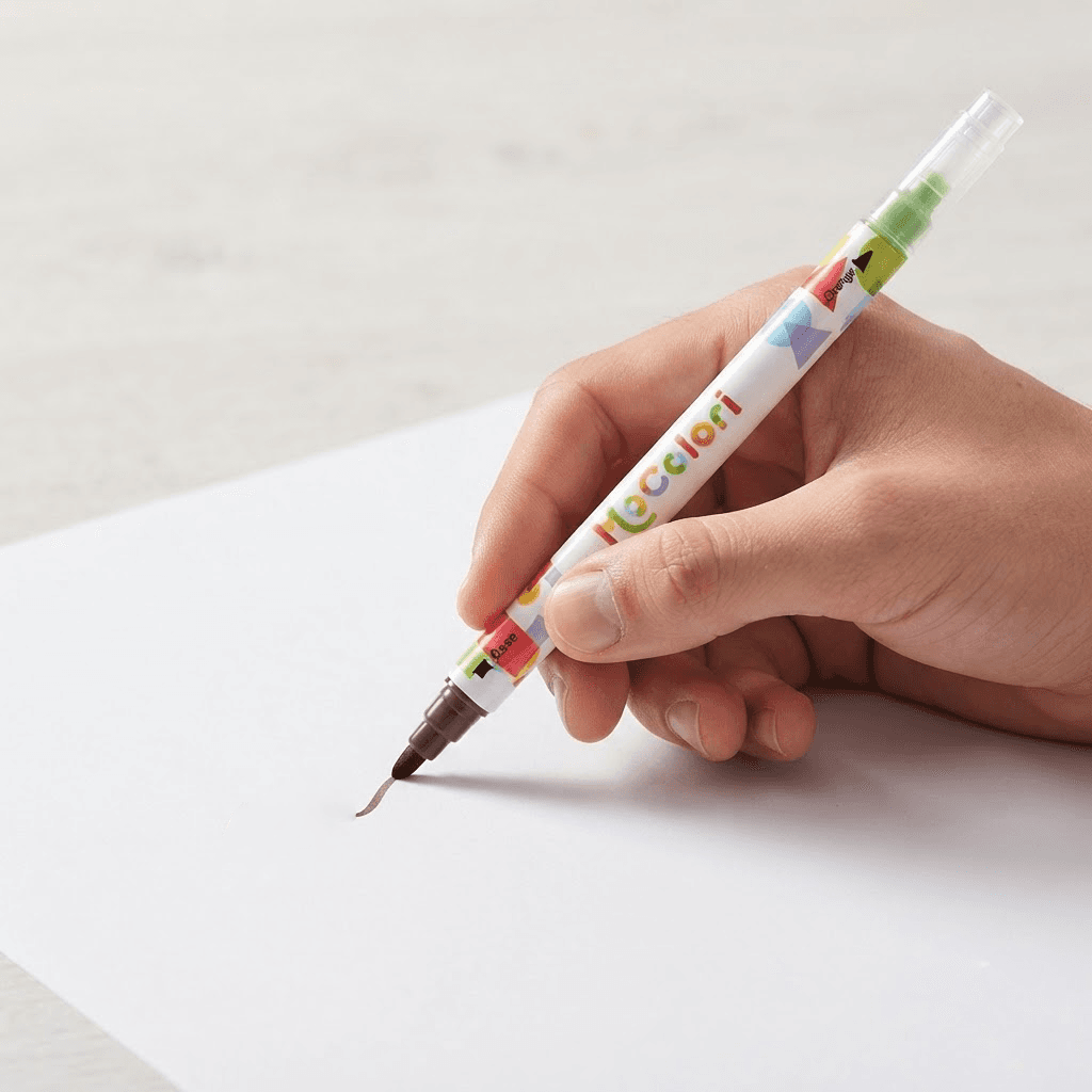 Marker MoColori Light Brown+Grass Green