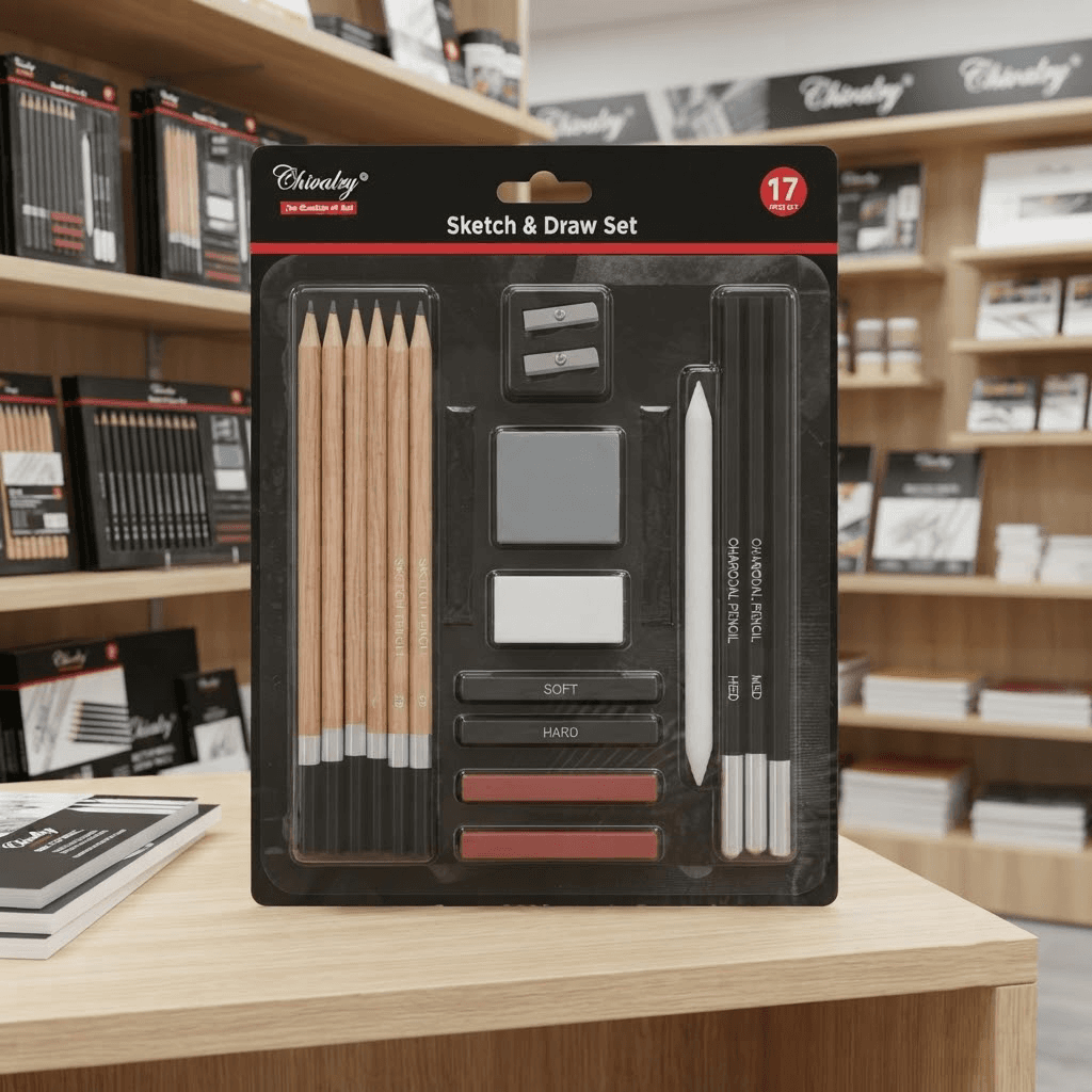 Sketch & Draw set 17pcs
