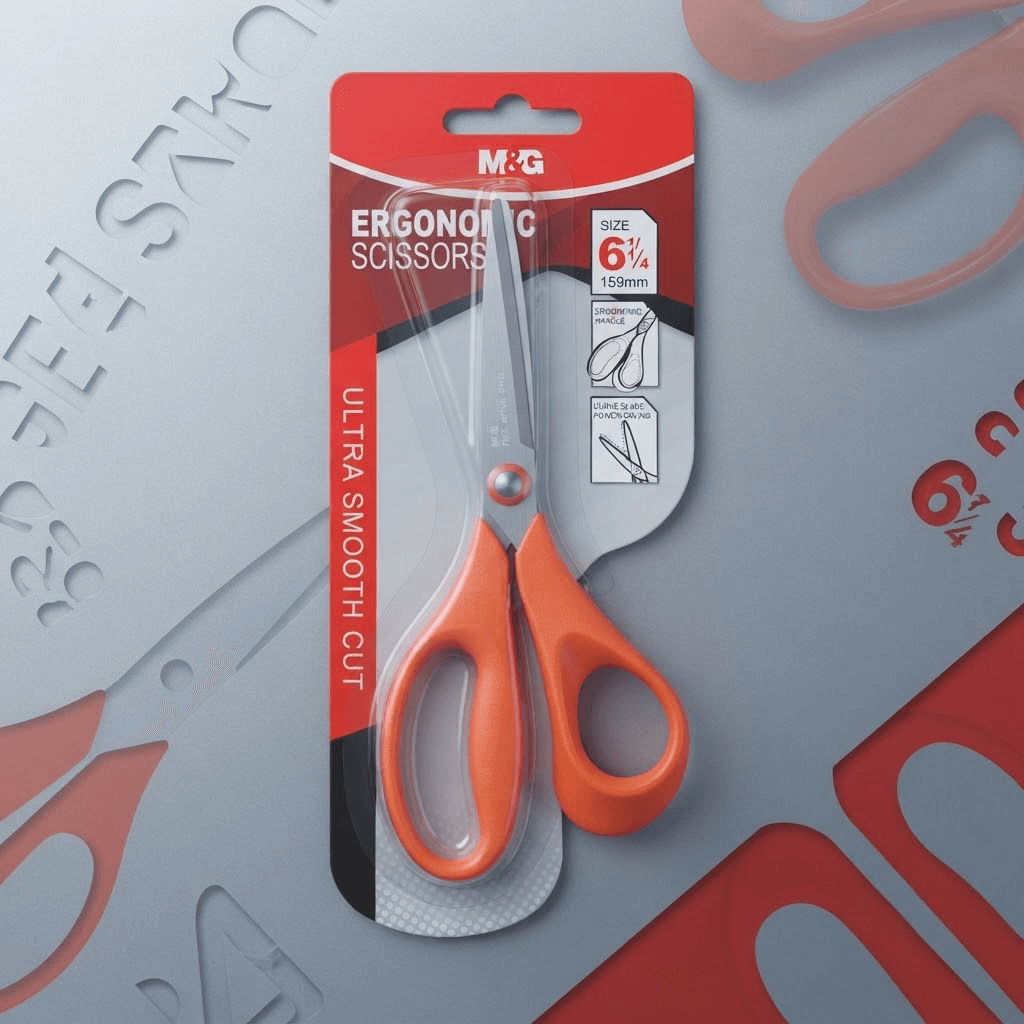 Gaýçy ergo gyzyl 140mm (12/240)