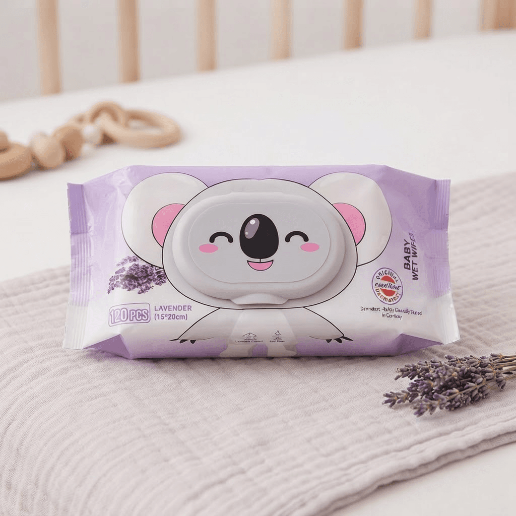 Baby Wet Wipes Lavender Water Wipes 120pcs