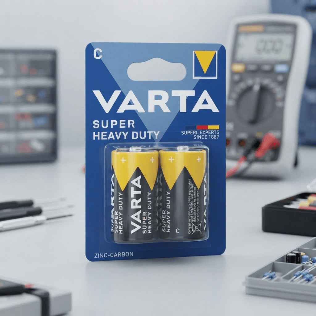 Батарейка солевая VARTA Super Heavy Duty C (тип 2014 / R14)