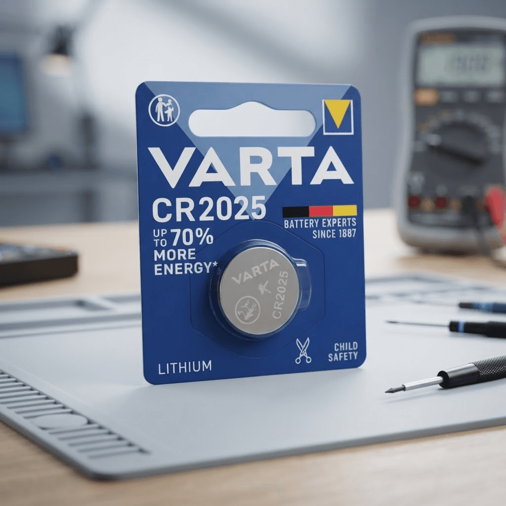 Батарейка литиевая VARTA Lithium CR2025 (тип 6025 / дисковая)