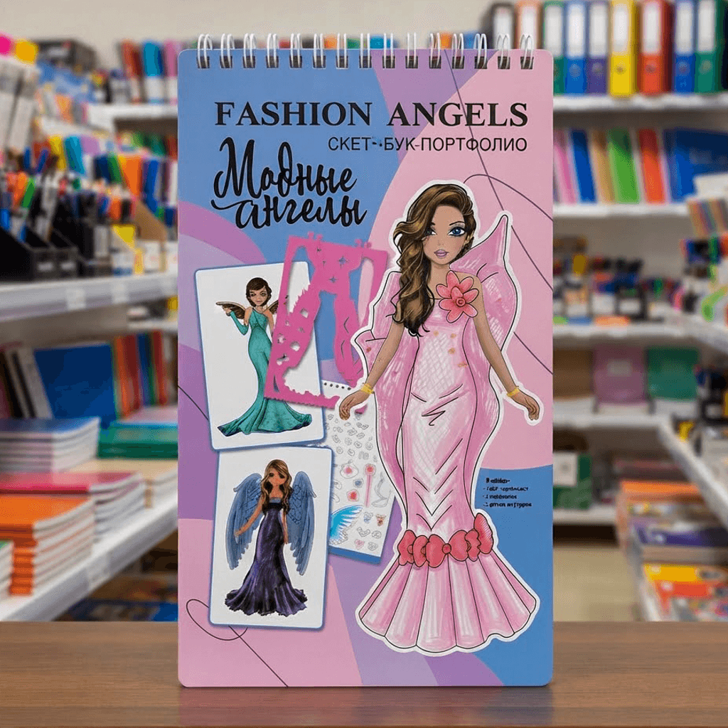 Скетчбук А5 fashion ANGELS