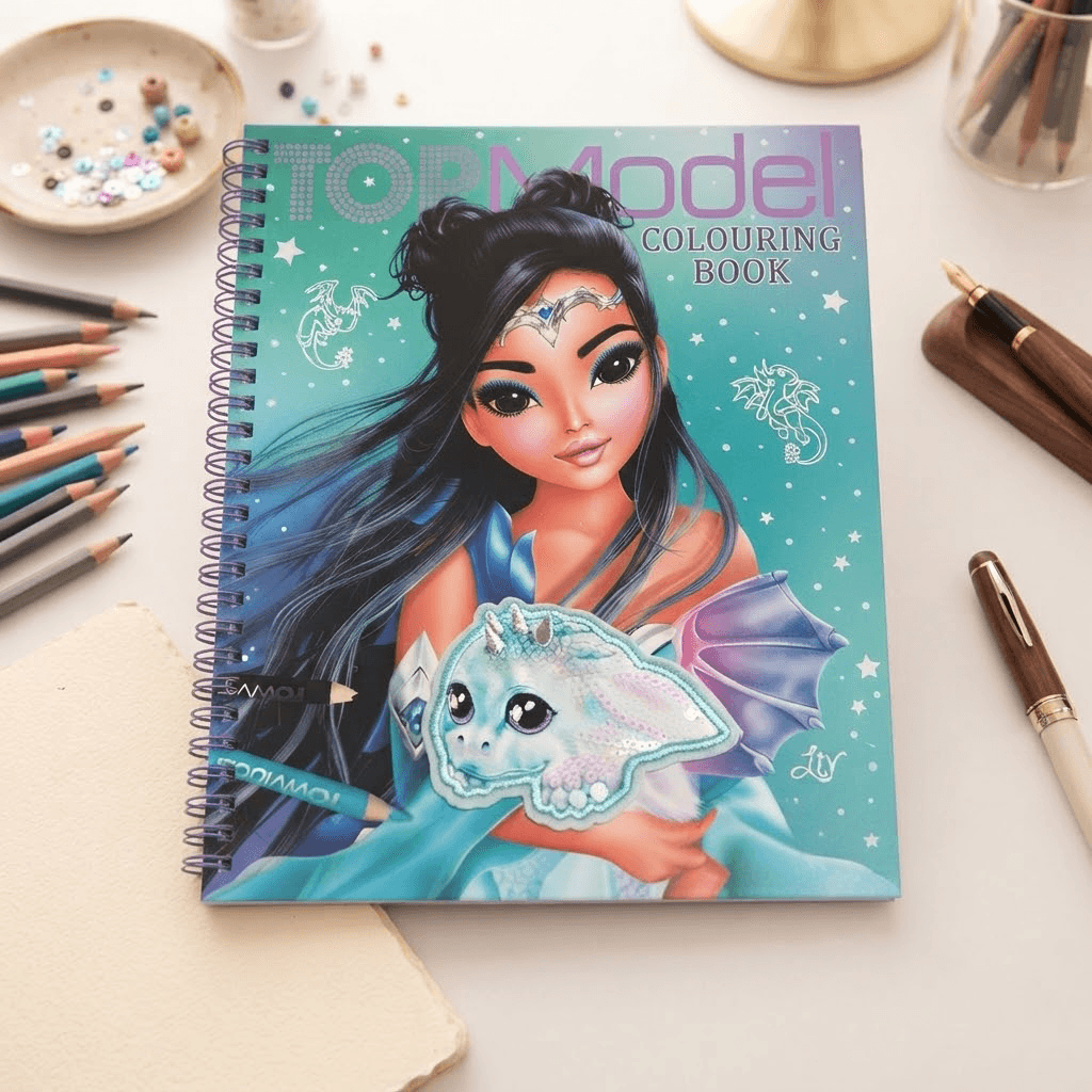 Top Model Liv Colouring Book