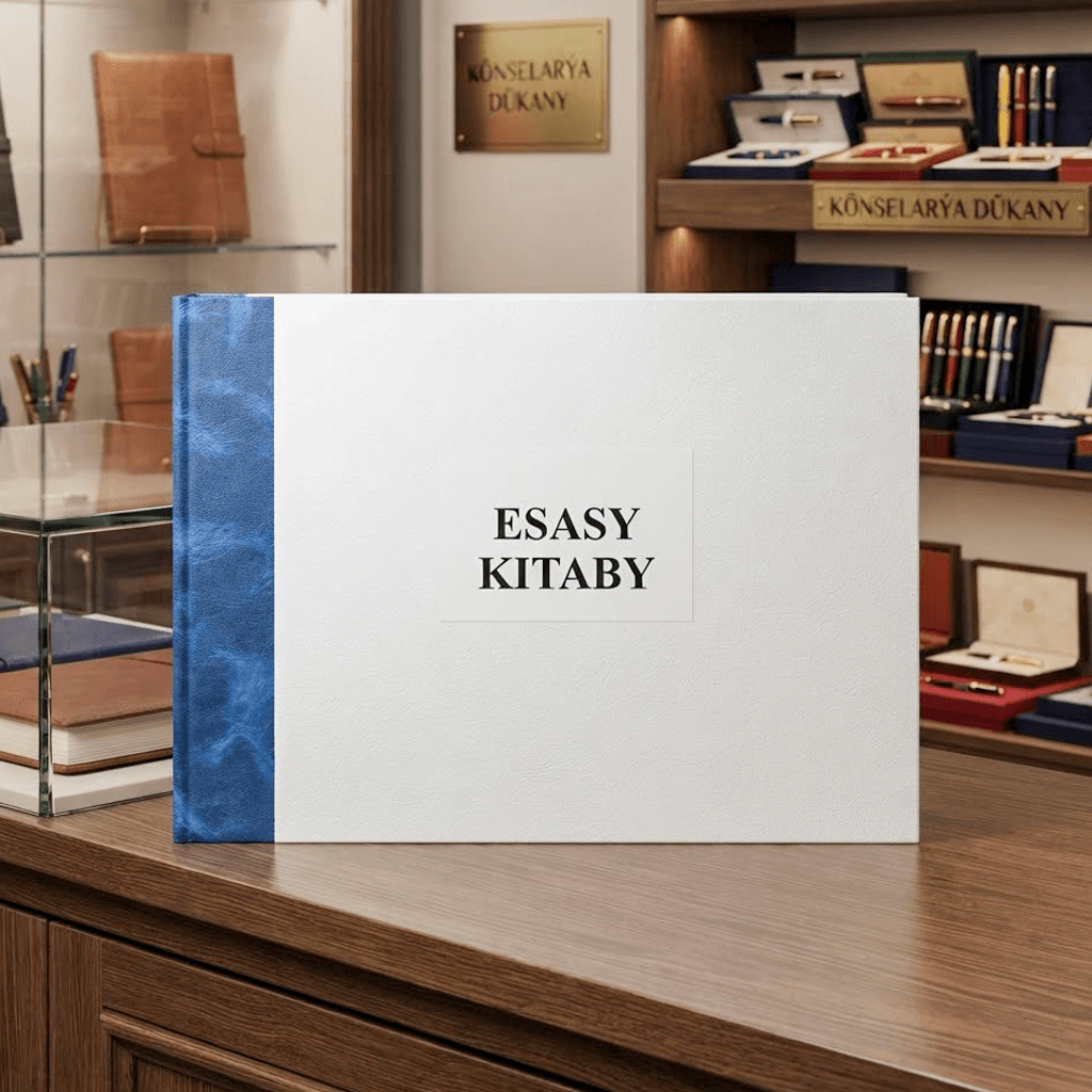 Esasy kitap A4 albom görnüşi