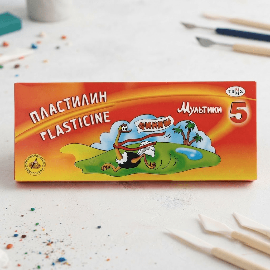 Plastilin 5-renkli Multiki GAMMA 1005-2 — 1