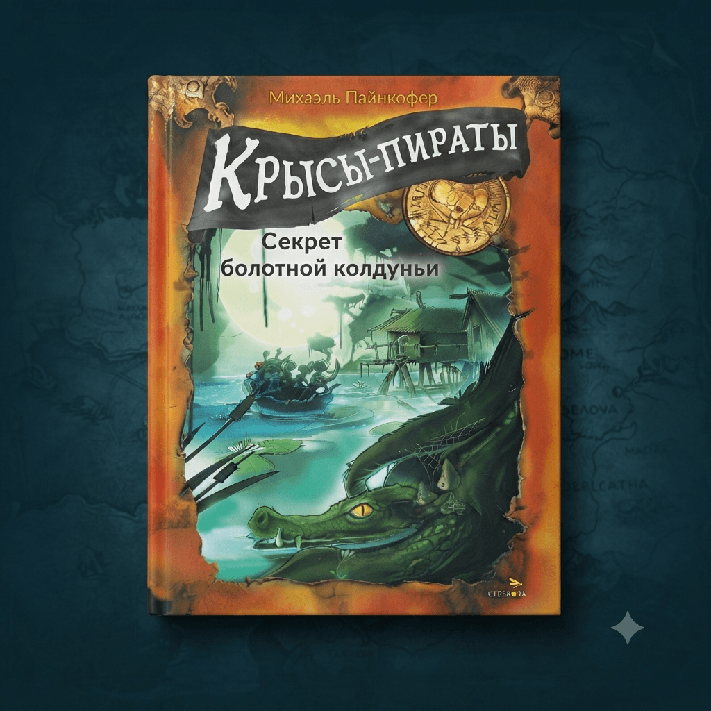 Книга Крысы-пираты "Секрет болотной колдуньи" Михаэль Пайнкофер