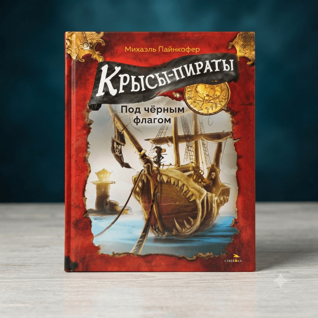 Книга Крысы-пираты "Под черным флагом" Михаэль Пайнкофер