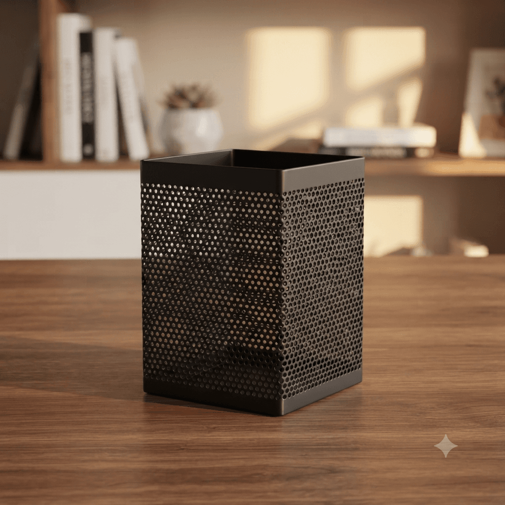 Stakan metal ruçka goýulýan dörtburç 70*110mm (12/96)