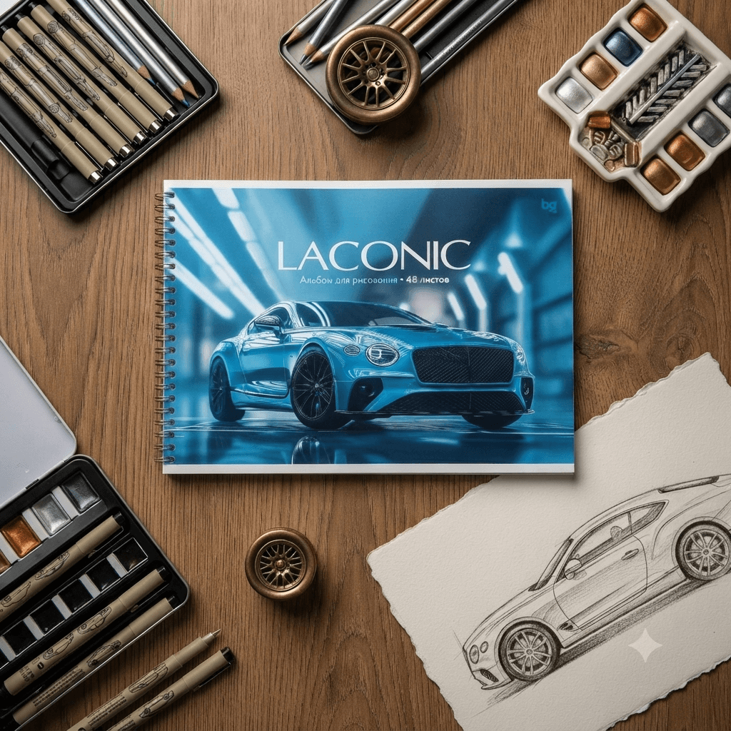 Альбом для рисования 48л А4ф "Laconic"