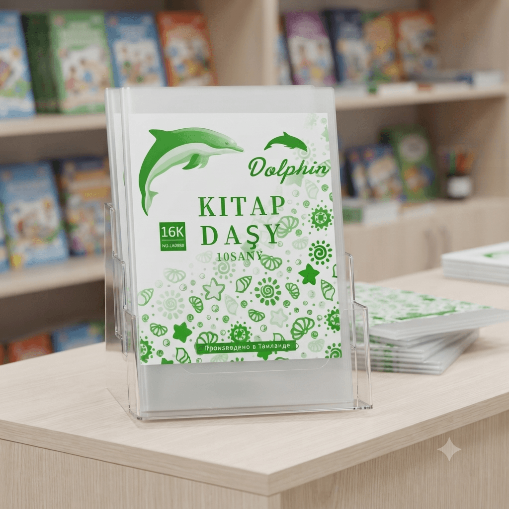 Kitap daşy 16K LA0988 Dolphin 10sany