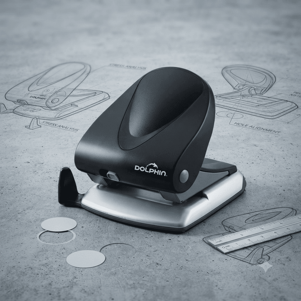 Канцелярский дырокол для бумаги DOLPHIN P-30