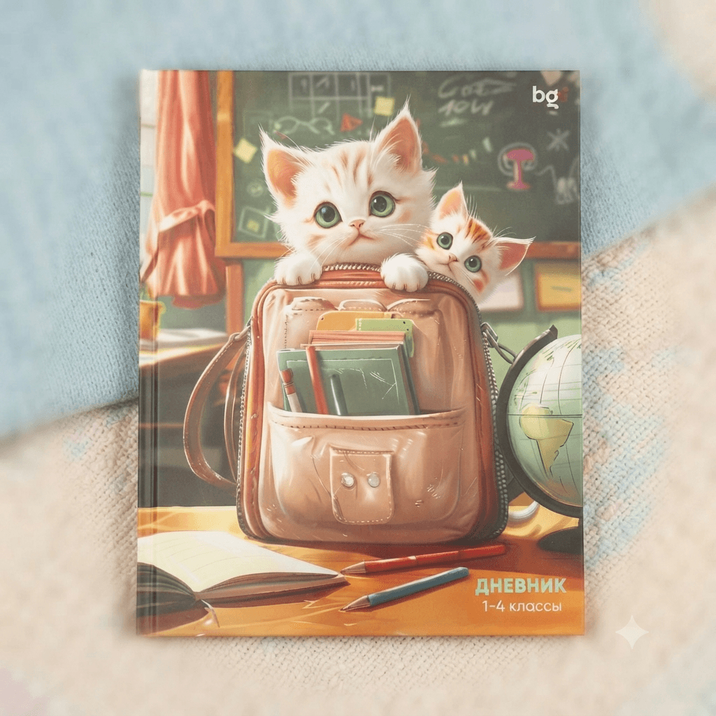 Дневник BG тв. обл. 1-4кл "Маленькие помощники''