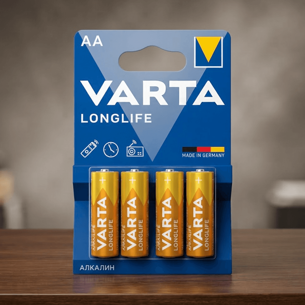 Batareý Varta 4 AA LongLife LR6 4106