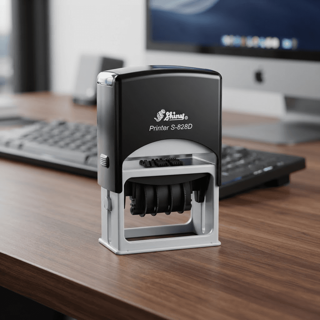 Shiny S-828D Dater  self-inking stamp