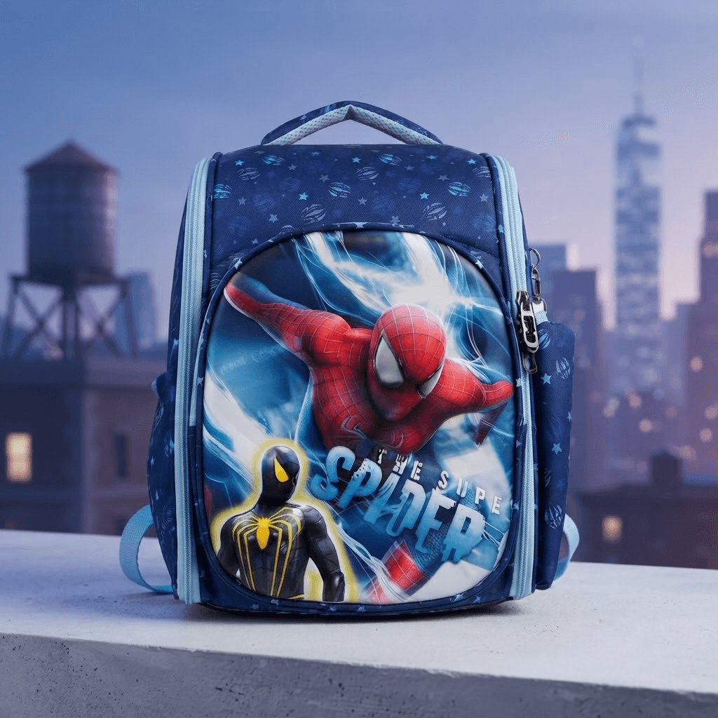 Школьный рюкзак с пеналом 12128 Человек-паук (Spider-Man)