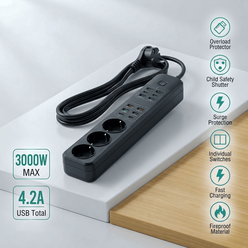 Udelnitel Power Socket T23 2m