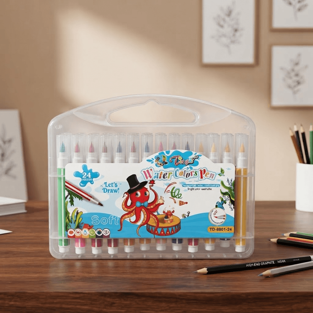 Flomaster TONGDQI Water Colors Pen TD-8801-24