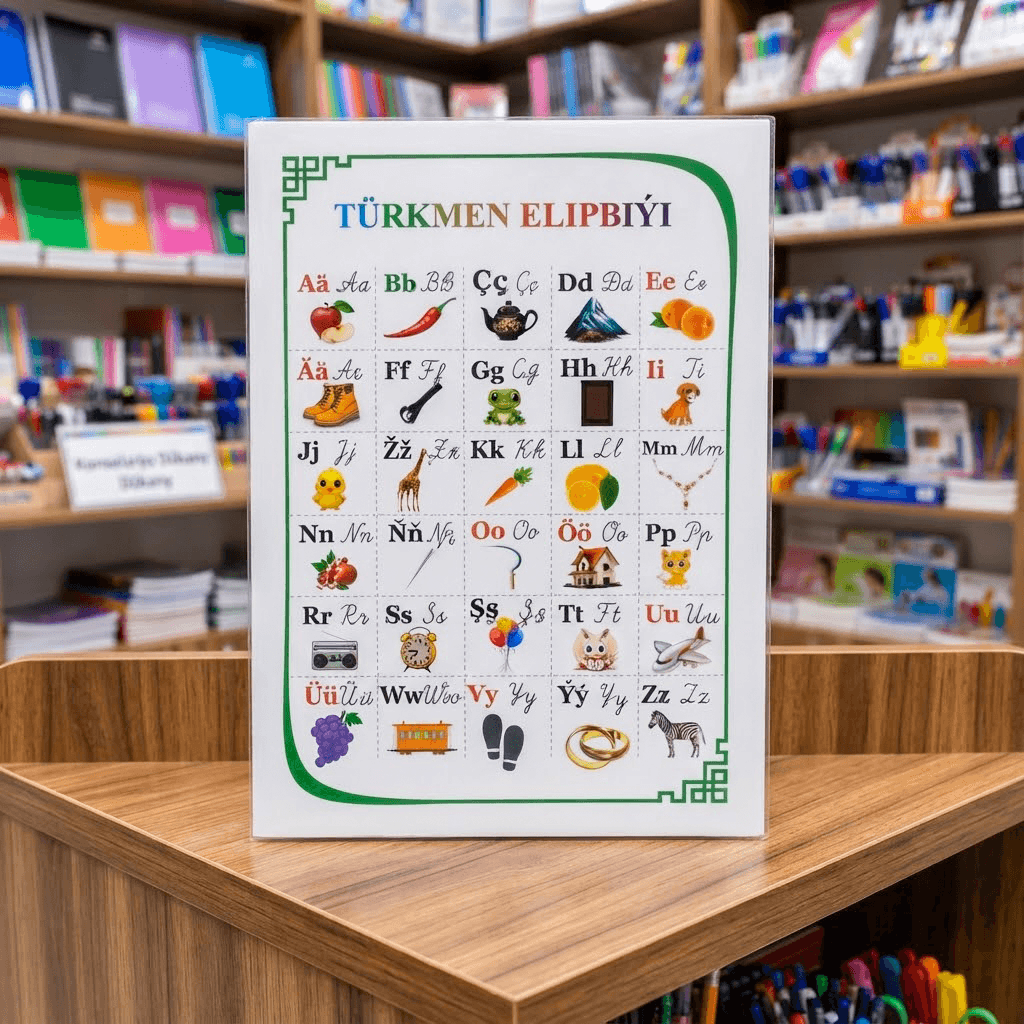 Turkmen elipbiyi bukjasy A5 TDKP738
