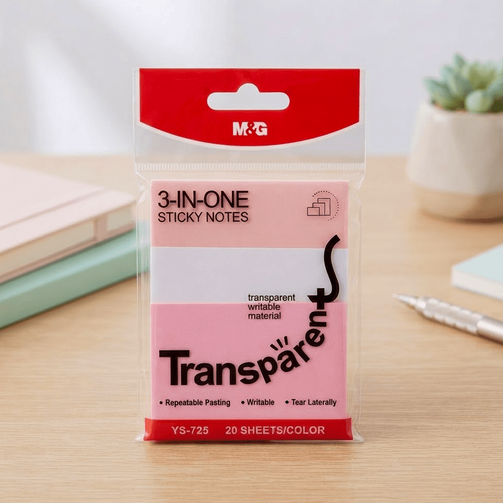 Zametka 3in1 "Transparent" 60 pcs (48/576)