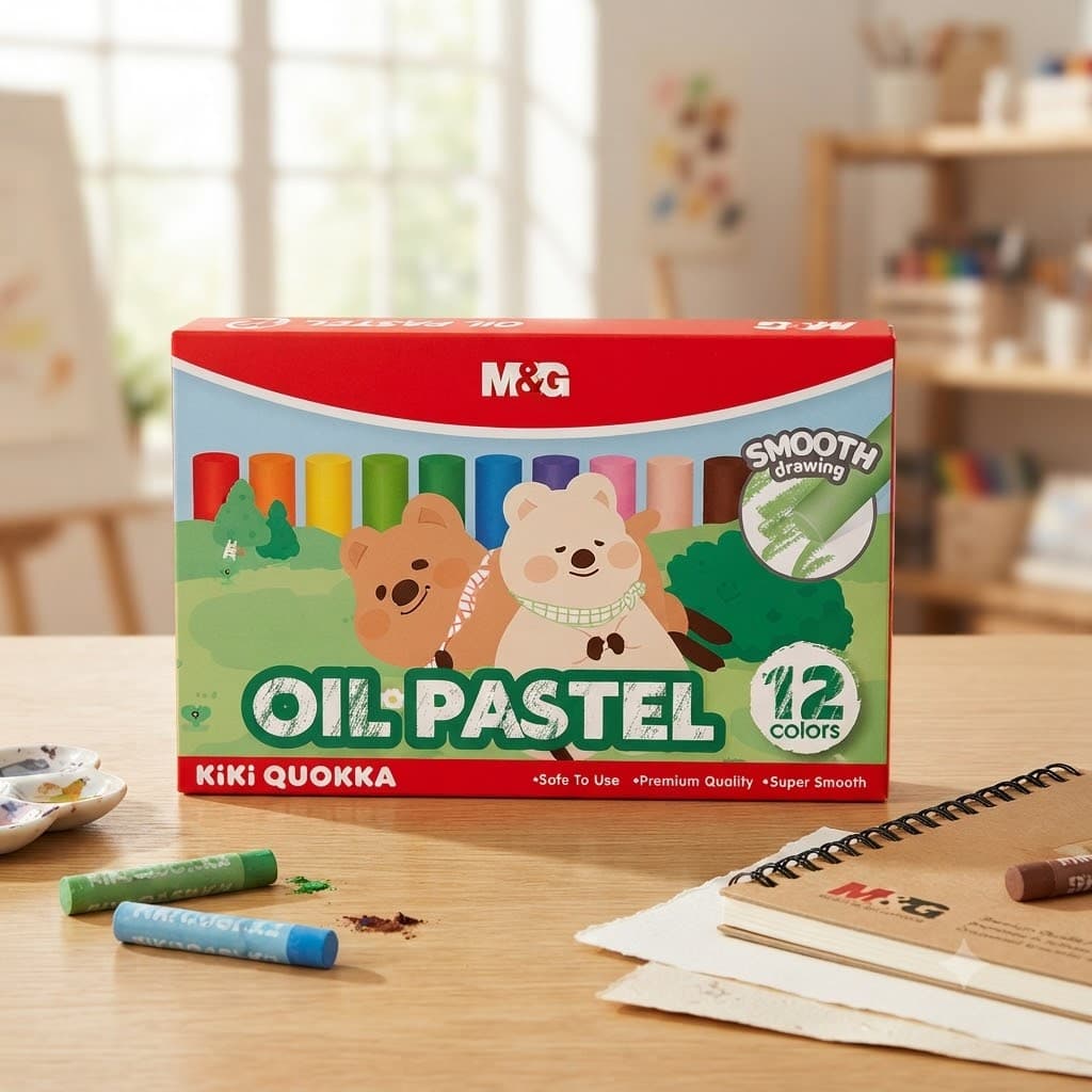 Pastel mini maslenyý 12 reňk KIKI-QUOKKA 900N8 (12/216)