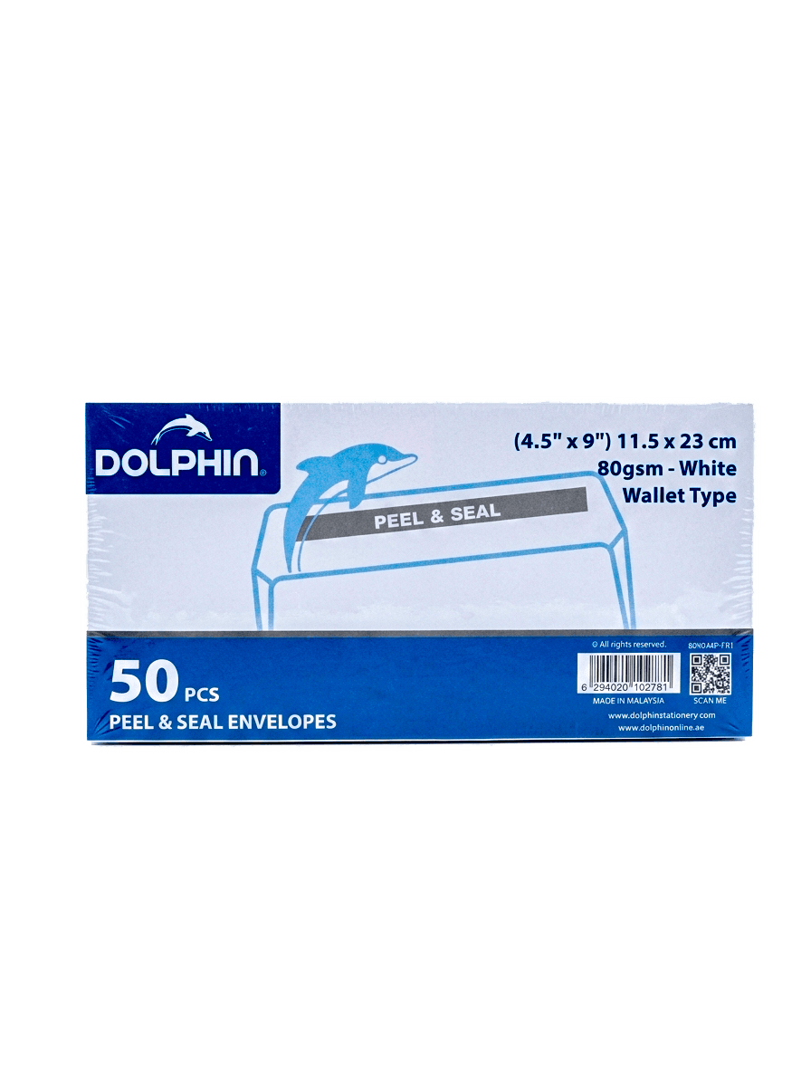 Конверт почтовый DOLPHIN евро стиль 809044P-FR1