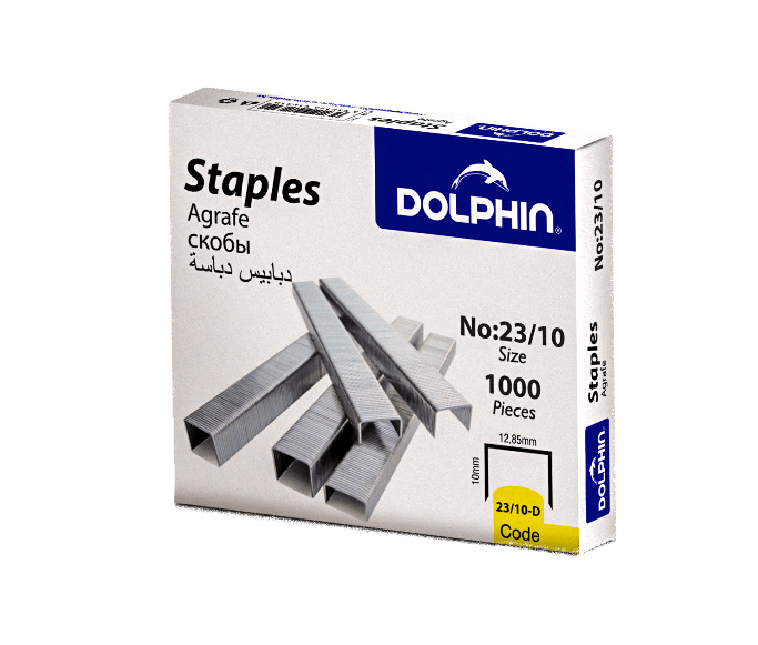 Скобы для степлера 23/10 DOLPHIN
