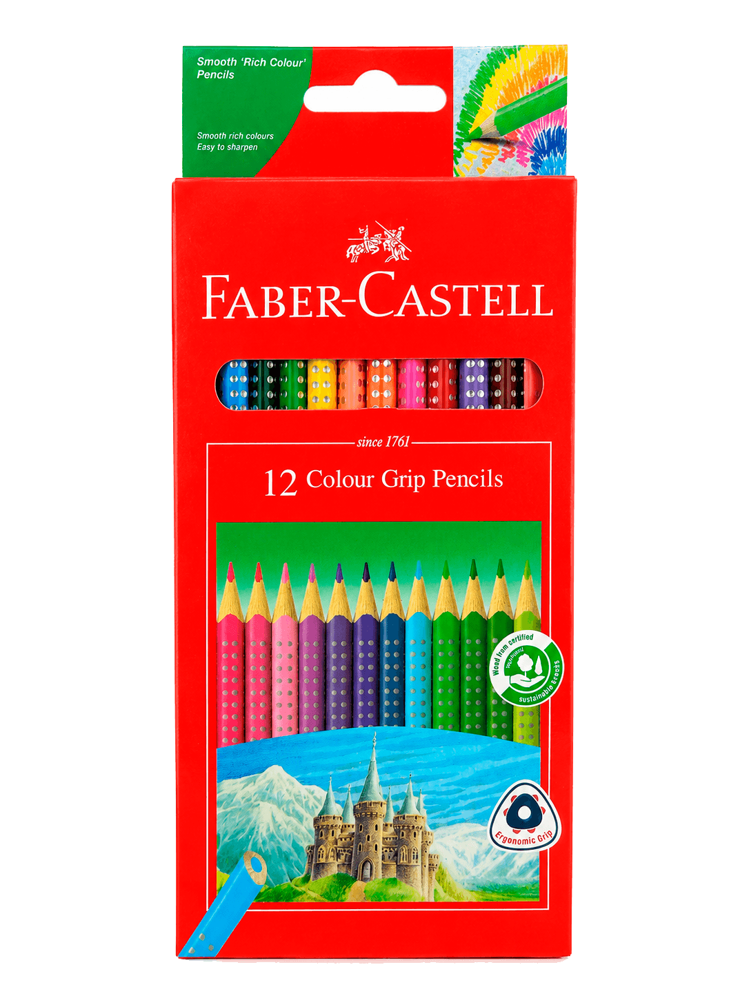Набор цветных карандашей Faber-Castell 12 цветов (Артикул: 116254)