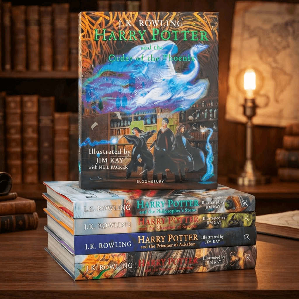 Kitap Harry Potter illustrated set 1in5book