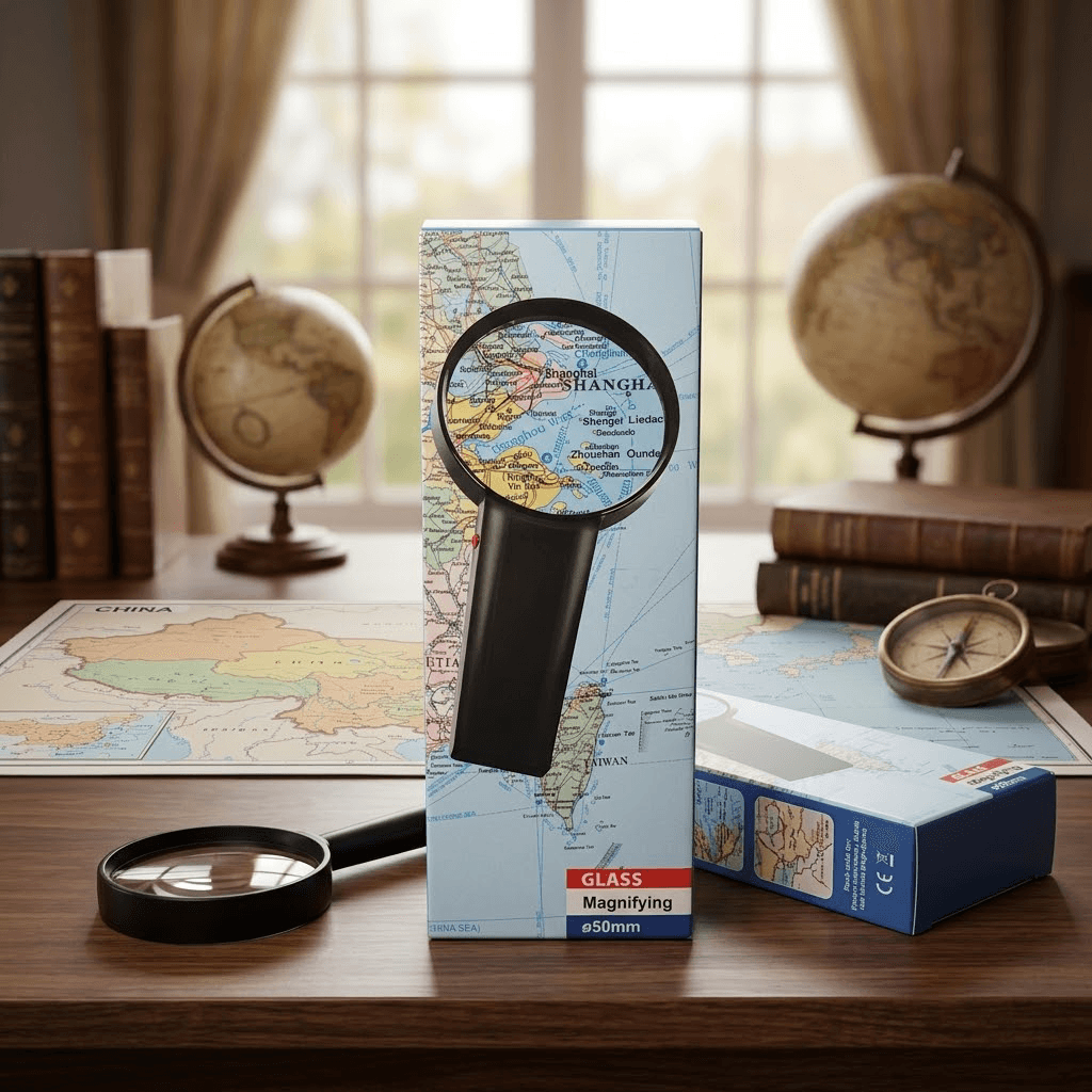 Lupa glass magnifying 50mm 1056