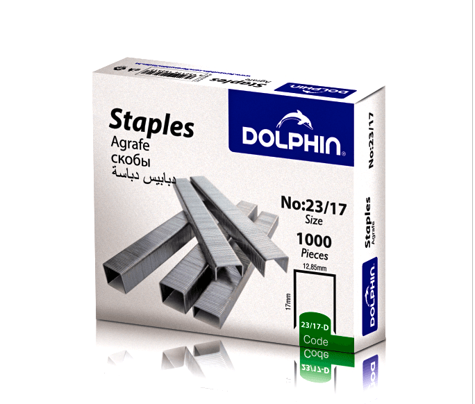 Скобы для степлера 23/17 DOLPHIN