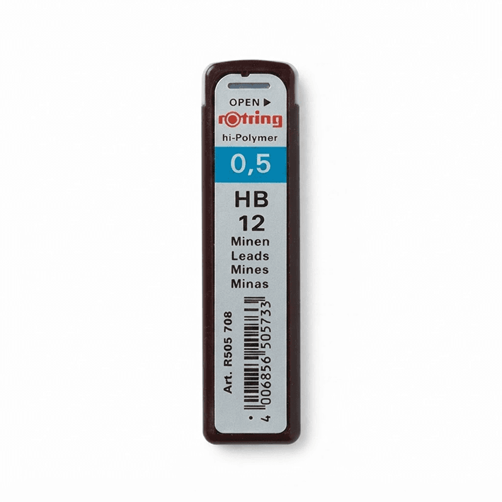 Грифели для механических карандашей ROTRING HB 0.5мм