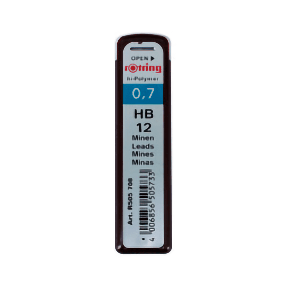 Грифели для механических карандашей ROTRING HB 0.7мм