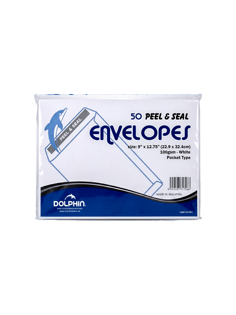 Конверт почтовый квадратный DOLPHIN 8O6344P-FR1
