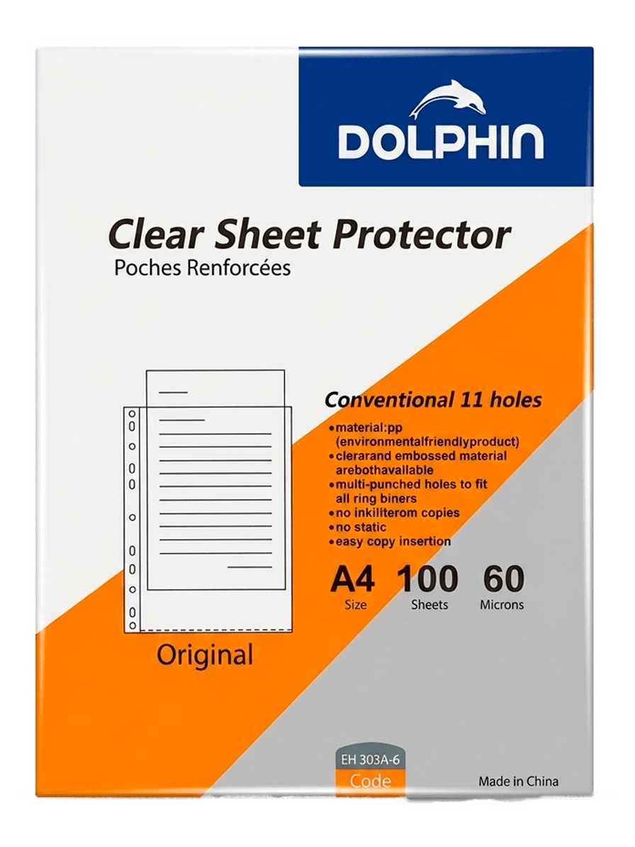 Файлы Dolphin A4, 60 микрон (100 штук) — EH303A-6