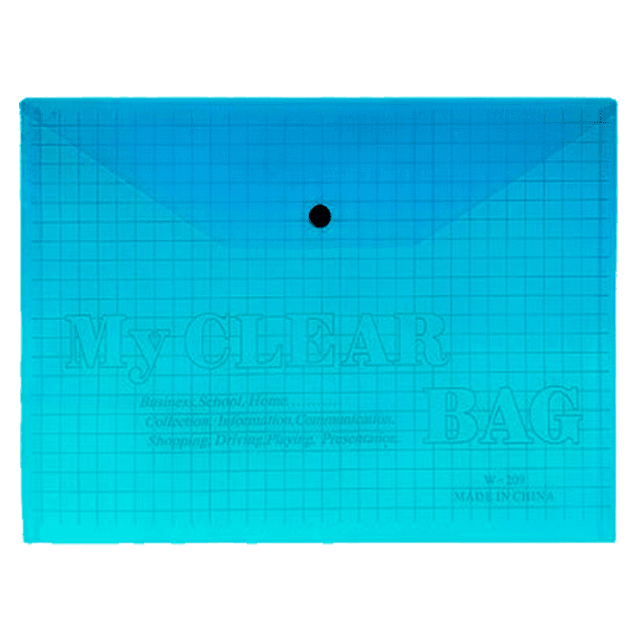 Папка на кнопке My Clear Bag А4 (плотная)