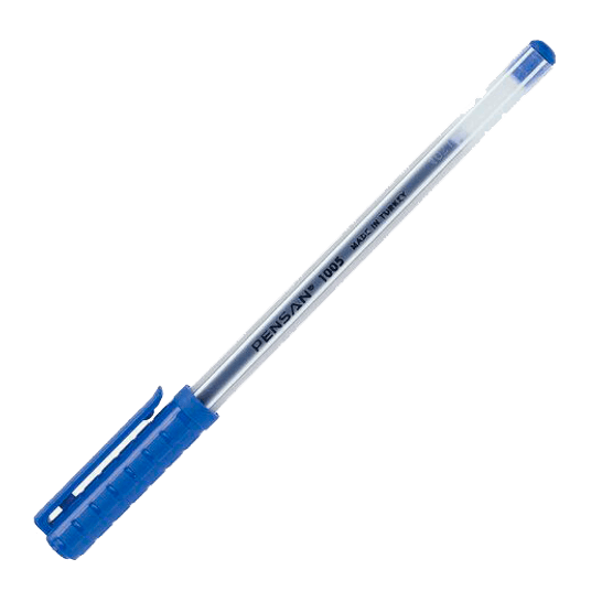 Шариковая ручка PENSAN 1005 (6-гранная, синий цвет)