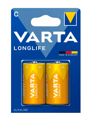 Батарейка щелочная VARTA Longlife C (тип 4114 / LR14)